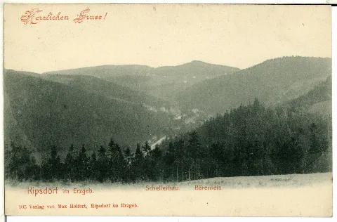 00105 Kipsdorf 1898 Blick Nach Schellerhau Und Bärenfels Brück & Sohn Kunstverlag