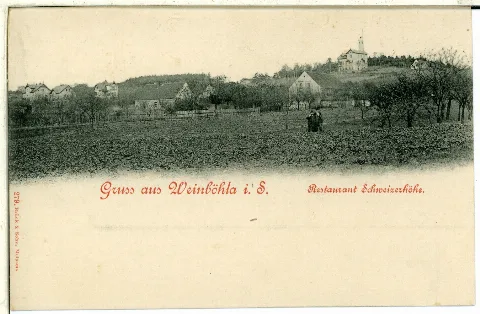 00279 Weinböhla In Sachsen 1898 Restaurant Schweizerhöhe Brück & Sohn Kunstverlag