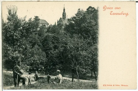 00474 Tannenberg 1898 Ansicht Brück & Sohn Kunstverlag