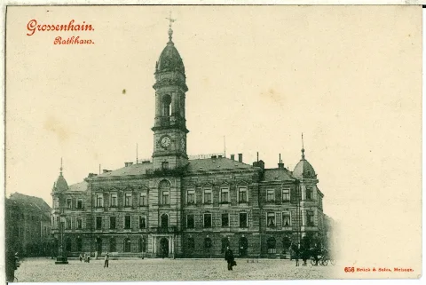 00656 Großenhain 1898 Rathaus Brück & Sohn Kunstverlag
