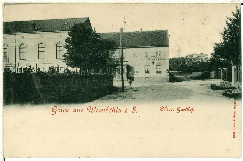 00688 Weinböhla 1898 Oberer Gasthof Brück & Sohn Kunstverlag