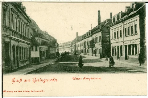 00860 Geringswalde 1898 Untere Hauptstraße Brück & Sohn Kunstverlag