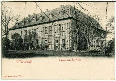 00999 Wilsdruff 1899 Schloß Von Südost Brück & Sohn Kunstverlag
