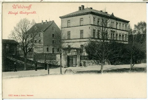 01051 Wilsdruff 1899 Amtsgericht Brück & Sohn Kunstverlag