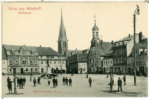 01060 Wilsdruff 1899 Marktplatz Brück & Sohn Kunstverlag