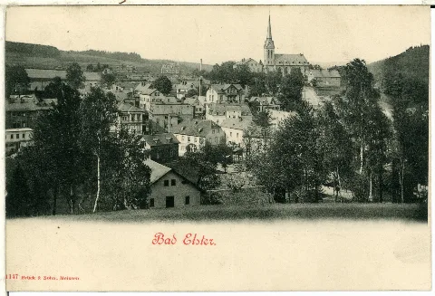 01147 Bad Elster 1899 Blick Auf Bad Elster Brück & Sohn Kunstverlag