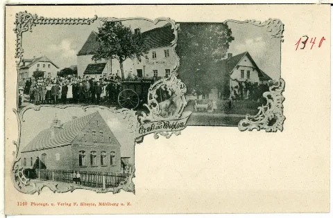 01340 Wohlau 1899 Gasthof Brück & Sohn Kunstverlag