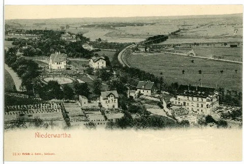 03150 Niederwartha 1903 Blick Auf Niederwartha Brück & Sohn Kunstverlag