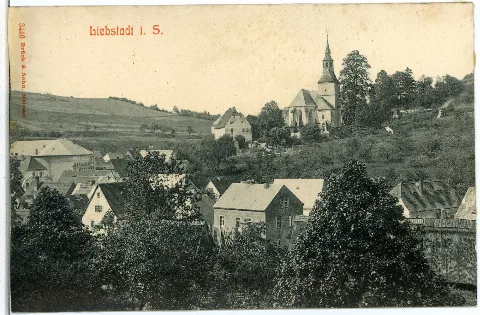 03446 Liebstadt 1903 Stadtansicht Brück & Sohn Kunstverlag