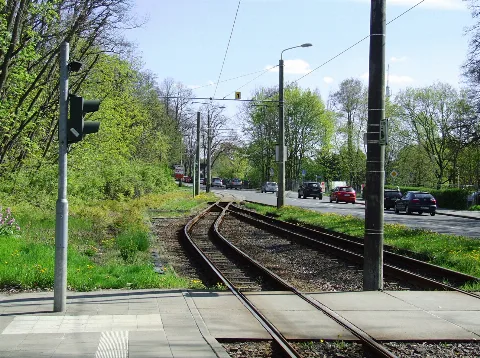 040 Single Track Section At Spreestraße