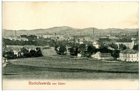 04151 Bischofswerda 1903 Blick Nach Bischofswerda Von Süden Brück & Sohn Kunstverlag