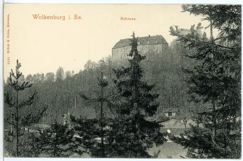 05131 Wolkenburg 1904 Schloß Brück & Sohn Kunstverlag