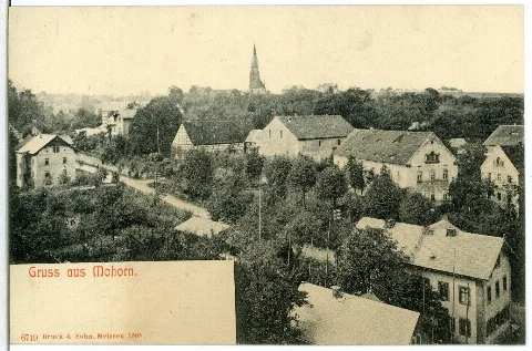 06719 Mohorn 1905 Blick Auf Mohorn Brück & Sohn Kunstverlag