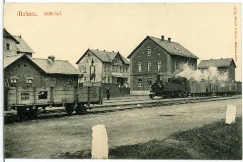 06722 Mohorn 1905 Bahnhof Mit Güterzug Brück & Sohn Kunstverlag