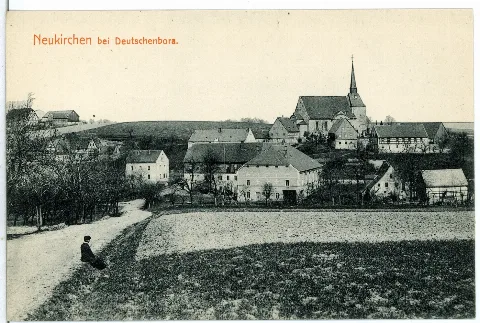 07191 Neukirchen 1906 Blick Ins Dorf (Bei Deutschenbora) Brück & Sohn Kunstverlag