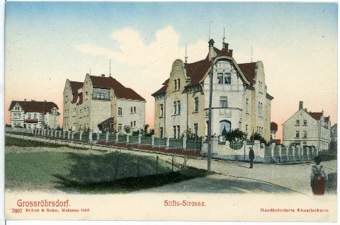 07897 Großröhrsdorf 1906 Stifts Straße Brück & Sohn Kunstverlag