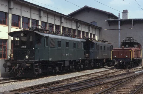 08.07.93 Huttwil Smb Be4 4 172, Ebt Be4 4 108 & Vhb Ee3 3 151 (6298729309)