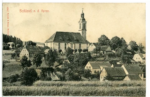 08587 Sohland 1907 Kirche Und Ort Brück & Sohn Kunstverlag