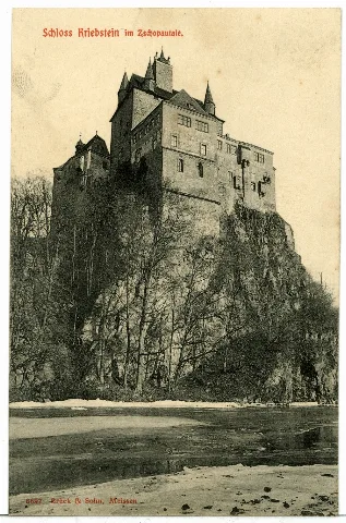 08697 Kriebstein 1907 Schloß Brück & Sohn Kunstverlag
