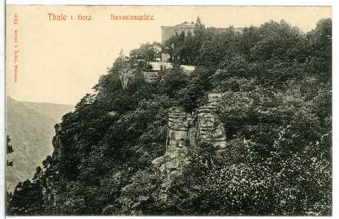 09059 Thale 1907 Hexentanzplatz Brück & Sohn Kunstverlag
