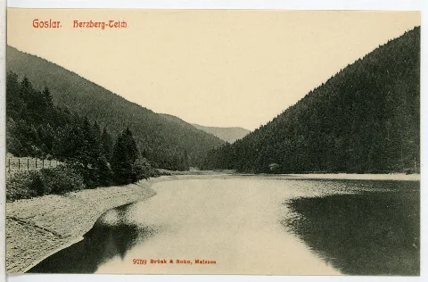 09759 Goslar 1908 Herzberg Teich Brück & Sohn Kunstverlag