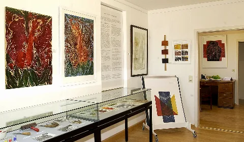 1. Raum Im Holzschnitt Museum Klaus Herzer