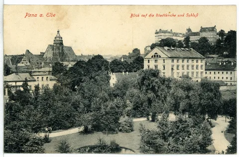 10361 Pirna 1908 Stadtkirche Und Schloß Brück & Sohn Kunstverlag