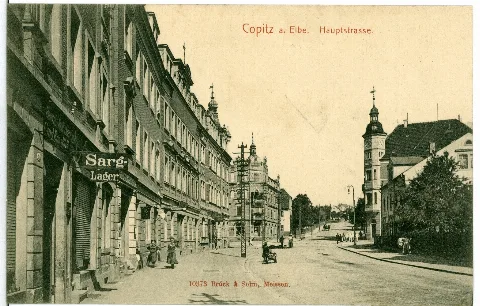 10373 Copitz 1908 Hauptstraße Brück & Sohn Kunstverlag