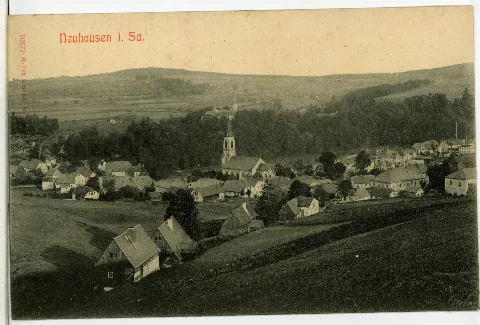 10677 Neuhausen 1909 Blick Auf Neuhausen Brück & Sohn Kunstverlag