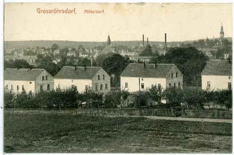 10828 Großröhrsdorf 1909 Mitteldorf Brück & Sohn Kunstverlag