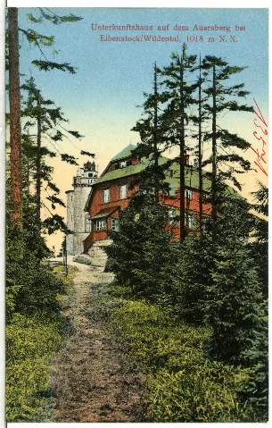 13571 Eibenstock 1911 Unterkunftshaus Auf Dem Auersberg Brück & Sohn Kunstverlag