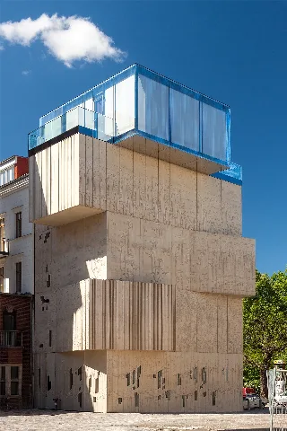 The Museum for Architectural Drawing on the Pfefferberg site in Berlin-Prenzlauer Berg. The museum was designed by the architects SPEECH Tchoban & Kuznetsov, Moscow.