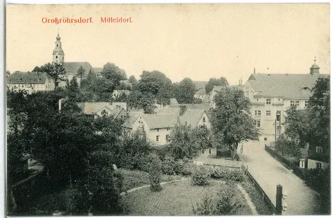 15027 Großröhrsdorf 1912 Mitteldorf Brück & Sohn Kunstverlag