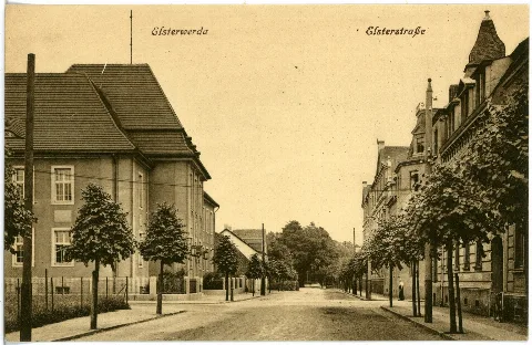18221 Elsterwerda 1914 Elsterstraße, Amtsgericht Brück & Sohn Kunstverlag
