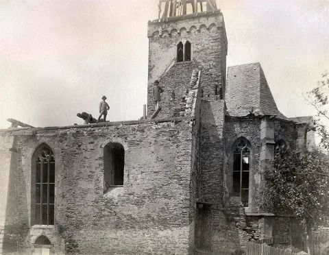 1888 Abbruch Ev. Johanneskirche Biedenkopf