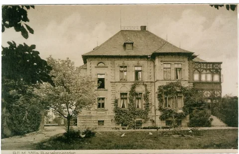 1910 Villa Bauermeister In Bilm, Heute Parkhotel Bilm Im Glück