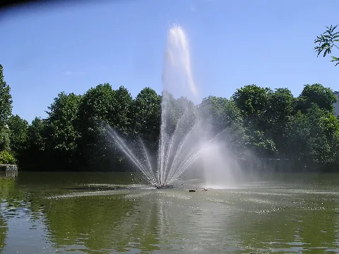 1986 Berlin O. Schwimmfontäne Im Fennpfuhl Nahe Anton Saefkow Platz