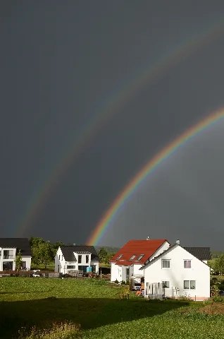 2 Regenbogen Über Deckenpfronn Panoramio