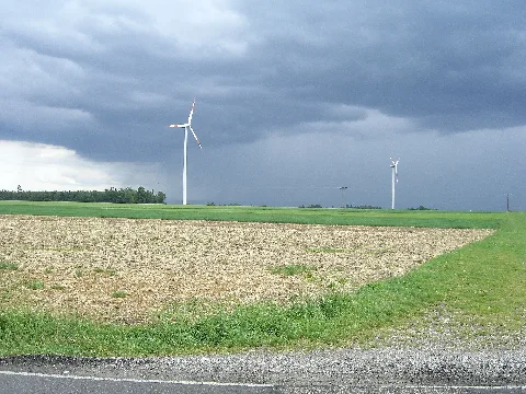 2 Windkraftanlagen Richtung Sso Bei Westwind Panoramio