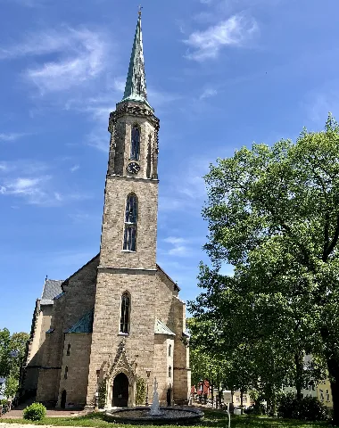 20.5.2018 Am Markt 1. Falkenstein Kirche Und Vorplatz