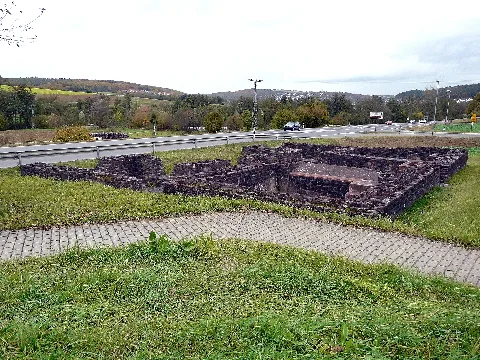 200910261440Mez Neckarburken, Westkastell, Thermen