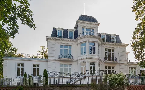 2013 08 20 Haus Steineck, Rüdigerstraße 82, Bonn, Ansicht Von Der Rheinseite (Nord Ost) Img 5094