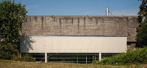 2013 08 23 Sportpark Nord, Bonn Sporthallenzentrum; Ansicht Aus Süden Img 5124