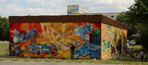 2014 07 Halle 06 Graffiti In Halle