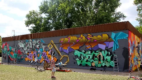 2014 07 Halle 07 Graffiti In Halle