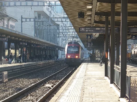 2014 Frauenfeld Bahnhof Mit Doppeldeckzug Linie S8