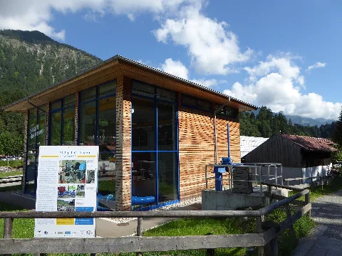 20150802 Xl P1010304 Krafthaus Des 2011 Fertig Gestellte Wasserkraftwerkes Faltenbach Leistung 1600Kw Jahresarbeit 4 Mio Kwh
