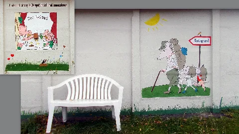 2017 Kleinnaundorf Garagenrückwände Im Kaitzbachtal
