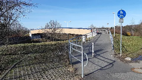 2021 02 19 Chemnitz Marktsteig Brücke Über Südring