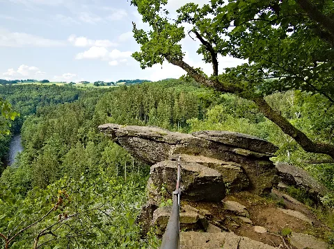 2021 07 16 Brückenklippe, Wolkensteiner Schweiz, Sachsen